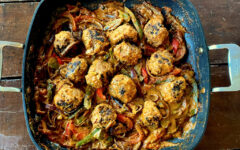 Red Curry Chicken Meatballs